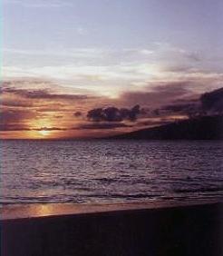 Sunset from Beach